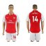 Arsenal #14 Henry Home Soccer Club Jersey