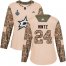 Adidas Dallas Stars #24 Roope Hintz Camo Authentic 2017 Veterans Day Womens 2020 Stanley Cup Final Stitched NHL Jersey