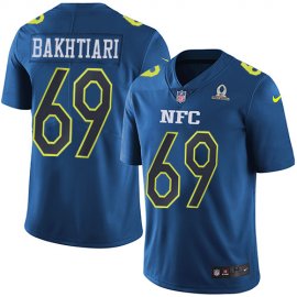 Nike Green Bay Packers #69 David Bakhtiari Navy Mens Stitched NFL Limited NFC 2017 Pro Bowl Jersey