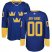 Mens Adidas Team Sweden Personalized Authentic Blue Road 2016 World Cup NHL Jersey