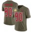 Nike Tampa Bay Buccaneers #90 Jason Pierre-Paul Olive Mens Super Bowl LV Champions Patch Stitched NFL Limited 2017 Salute To Service Jersey
