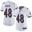 Nike Baltimore Ravens #48 Patrick Queen White Womens Stitched NFL Vapor Untouchable Limited Jersey