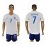 England #7 Beckham Home Soccer Country Jersey