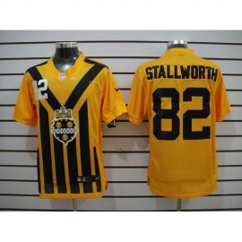 Nike Pittsburgh Steelers #82 John Stallworth Gold 1933s Throwback Mens Stitched NFL Elite Jersey