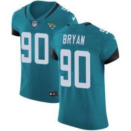 Nike Jacksonville Jaguars #90 Taven Bryan Teal Green Alternate Mens Stitched NFL Vapor Untouchable Elite Jersey
