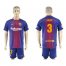 Barcelona #3 Pique Home Soccer Club Jersey