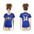 Womens Manchester United #34 Lawrence Away Soccer Club Jersey