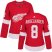 Adidas Detroit Red Wings #8 Justin Abdelkader Red Home Authentic Womens Stitched NHL Jersey