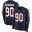 Nike Houston Texans #90 Ross Blacklock Navy Blue Team Color Youth Stitched NFL Limited Therma Long Sleeve Jersey