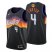 Nike Phoenix Suns #4 Jevon Carter Youth 2021 NBA Finals Bound City Edition Jersey Black Youth