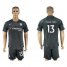 Chelsea #13 Courtois Black Soccer Club Jersey