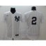 New York Yankees #2 Derek Jeter Mens Nike White Navy Home 2020 Authentic Player MLB Jersey