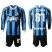 Inter Milan #87 Candreva Home Long Sleeves Soccer Club Jersey