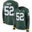 Nike Green Bay Packers #52 Rashan Gary Green Team Color Womens Stitched NFL Limited Therma Long Sleeve Jersey
