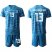 Spain #13 Arrizabalaga Blue Goalkeeper Soccer Country Jersey