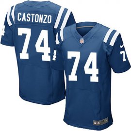Nike Indianapolis Colts #74 Anthony Castonzo Royal Blue Team Color Mens Stitched NFL Vapor Untouchable Elite Jersey