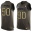 Nike Dallas Cowboys #90 Demarcus Lawrence Green Mens Stitched NFL Limited Salute To Service Tank Top Jersey