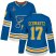 Adidas St. Louis Blues #17 Jaden Schwartz Blue Alternate Authentic Stanley Cup Champions Womens Stitched NHL Jersey