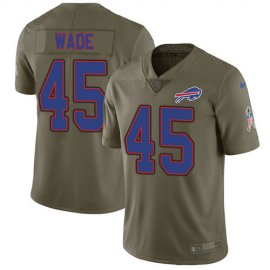 Nike Buffalo Bills #45 Christian Wade Olive Mens Stitched NFL Limited 2017 Salute To Service Jersey