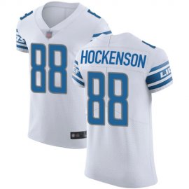 Nike Detroit Lions #88 T.J. Hockenson White Mens Stitched NFL Vapor Untouchable Elite Jersey