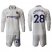Chelsea #28 Azpilicueta Away Long Sleeves Soccer Club Jersey
