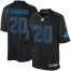 Nike Detroit Lions #20 Barry Sanders Black Mens Stitched NFL Impact Limited Jersey