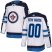 Mens Adidas Jets Personalized Authentic White Road NHL Jersey