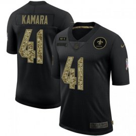 New Orleans New Orleans Saints #41 Alvin Kamara Mens Nike 2020 Salute To Service Camo Limited NFL Jersey Black