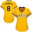 Pittsburgh Pirates #8 Willie Stargell Gold Alternate Womens Stitched MLB Jersey