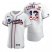 Atlanta Braves #13 Ronald Acuna Jr. Mens Nike White Fluttering USA Flag Limited Edition Authentic MLB Jersey