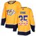 Adidas Nashville Predators #35 Pekka Rinne Yellow Home Authentic USA Flag Stitched NHL Jersey