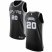 Mens Nike San Antonio Spurs #20 Manu Ginobili Black NBA Authentic Icon Edition Jersey