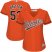 Baltimore Orioles #53 Zach Britton Orange Alternate Womens Stitched MLB Jersey