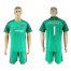 Chelsea #1 Begovic Green Goalkeeper Soccer Club Jersey