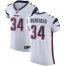 Nike New England Patriots #34 Rex Burkhead White Mens Stitched NFL Vapor Untouchable Elite Jersey