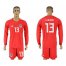 Mexico #13 G.OCHOA Red Goalkeeper 2018 FIFA World Cup Long Sleeve Soccer Jersey