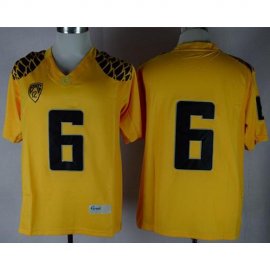 Oregon Ducks #6 Charles Nelson Yellow Limited Stitched NCAA Jersey