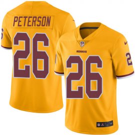 Nike Washington Football Team #26 Adrian Peterson Gold Mens Stitched NFL Limited Rush Jersey