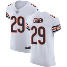 Nike Chicago Bears #29 Tarik Cohen White Mens Stitched NFL Vapor Untouchable Elite Jersey