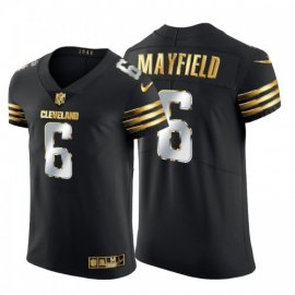 Cleveland Browns #6 Baker Mayfield Mens Nike Black Edition Vapor Untouchable Elite NFL Jersey