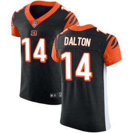 Nike Cincinnati Bengals #14 Andy Dalton Black Team Color Mens Stitched NFL Vapor Untouchable Elite Jersey