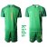 Italy #1 Buffon Green Goalkeeper Kid Soccer Country Jersey