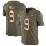 Nike Philadelphia Eagles #9 Nick Foles Olive/Gold Mens Stitched NFL Limited 2017 Salute To Service Jersey