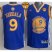 Warriors #9 Andre Iguodala Blue The Finals Patch Stitched Revolution 30 NBA Jersey