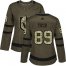 Adidas Vegas Golden Knights #89 Alex Tuch Green Salute to Service Womens Stitched NHL Jersey