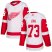 Adidas Detroit Red Wings #73 Adam Erne White Road Authentic Stitched Youth NHL Jersey