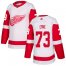 Adidas Detroit Red Wings #73 Adam Erne White Road Authentic Stitched Youth NHL Jersey