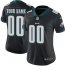 Nike Philadelphia Eagles Customized Black Alternate Stitched Vapor Untouchable Limited Womens NFL Jersey