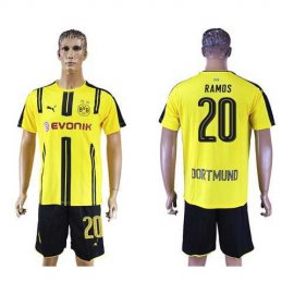 Dortmund #20 Ramos Home Soccer Club Jersey