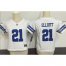 Toddler Nike Dallas Cowboys #21 Ezekiel Elliott White Stitched NFL Elite Jersey